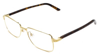 CARTIER CT0040O 009 55mm Gold Eyewear FRAMES RX Optical France Brille Neu BNIB