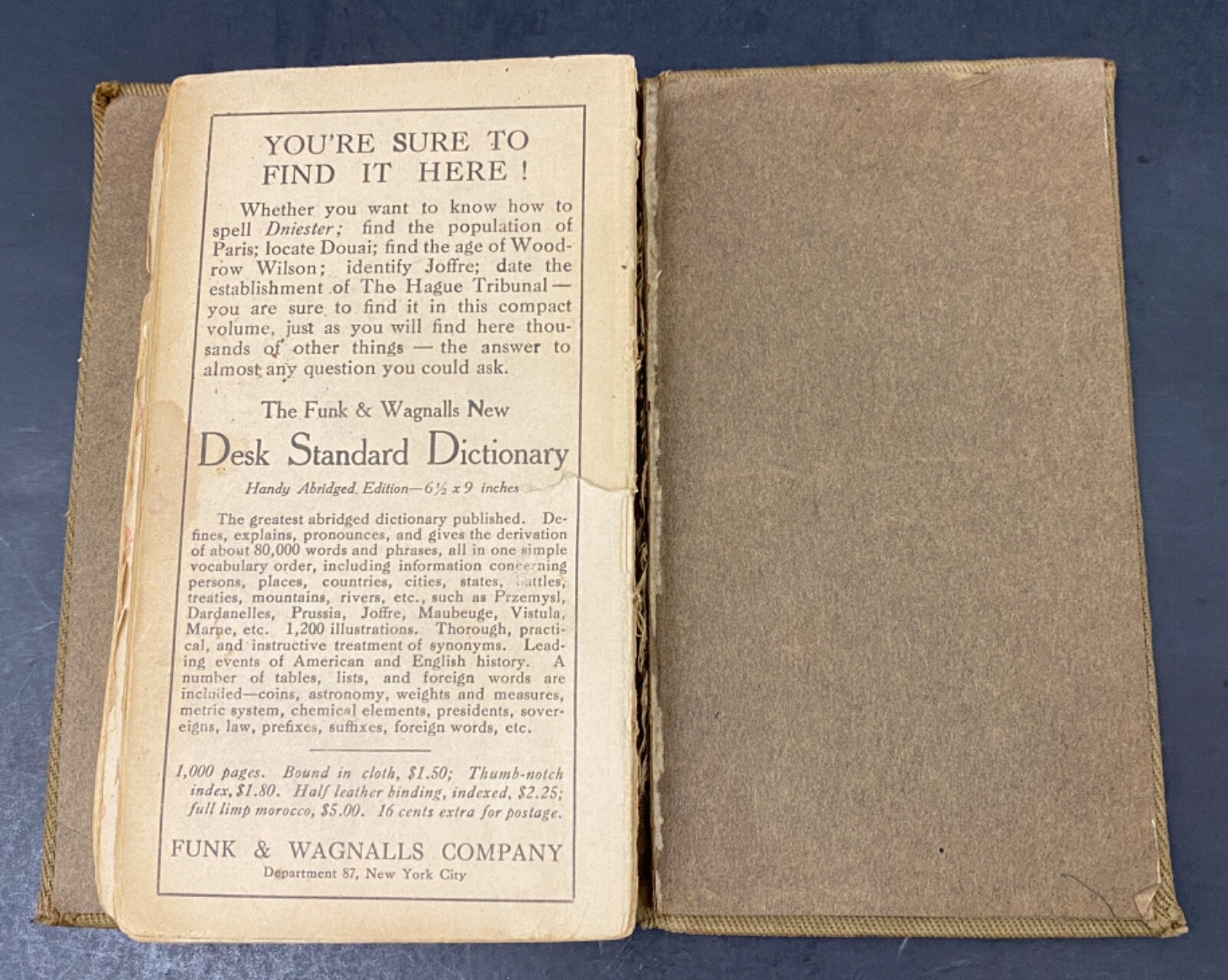 Rare Original WWI Book, The Soldiers Service Dictionary. eBay