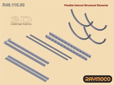 RAYMOCO R48.116.00 1/48 Flexible Internal Structural Elements. - Image 1 of 4