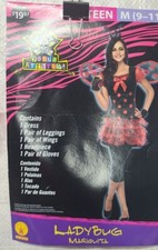 Teen Ladybug Costume Teen Size M 9-11 Halloween Costume Dress Only