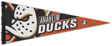 ANAHEIM DUCKS Official NHL Hockey Team Premium Felt 12x30 PENNANT