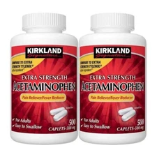 Kirkland Signature Extra Strength Acetaminophen 500 mg, 1,000 Caplets