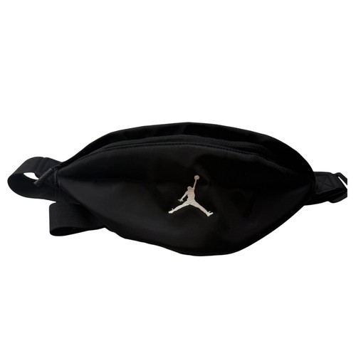 Jordan Jumpman Black Waist Bag Fanny Pack Adjustable Strap MA9034023 NEW