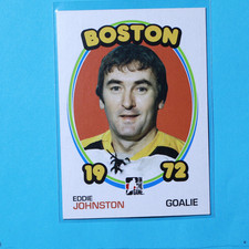 2009-10 In The Game #9 Eddie Johnston - Boston Bruins