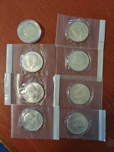 Lot 1976 S Kennedy Half Dollar "BU" 40% SILVER Bicentennial US Coin Mint Cello