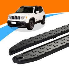 Trittbretter passend für Jeep Renegade ab Baujahr 07/2014 SUPA Schwarz mit ABE