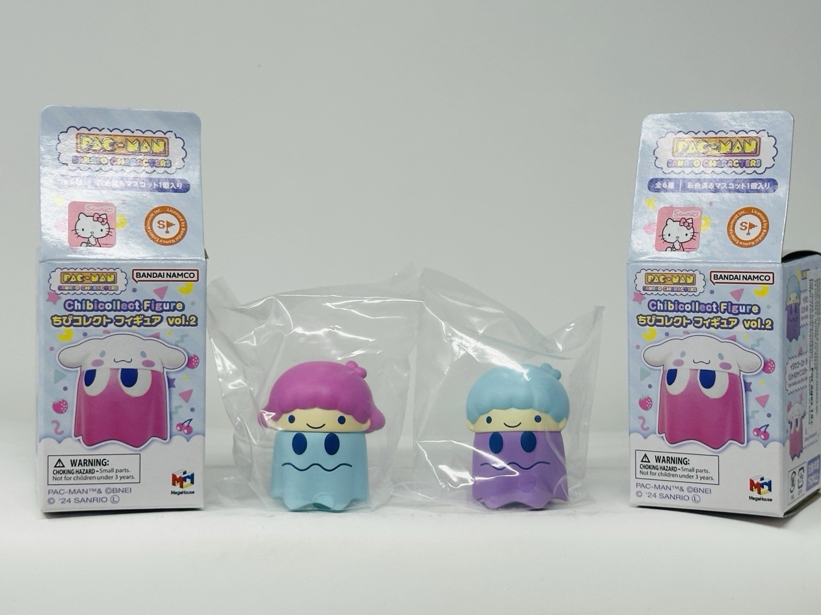 MegaHouse Pac-Man x Sanrio Ghost/Characters - Little Twin Stars: Kiki and Lala