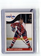 1985-86 O-Pee-Chee #62 Scott Stevens