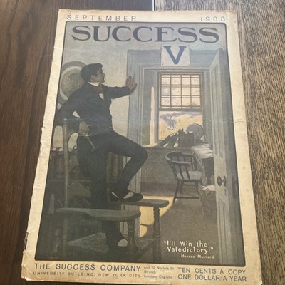 SUCCESS MAGAZINE SEPT.  1903 AMERICAN PHILOSOPHY POSITIVE THINKING VINTAGE