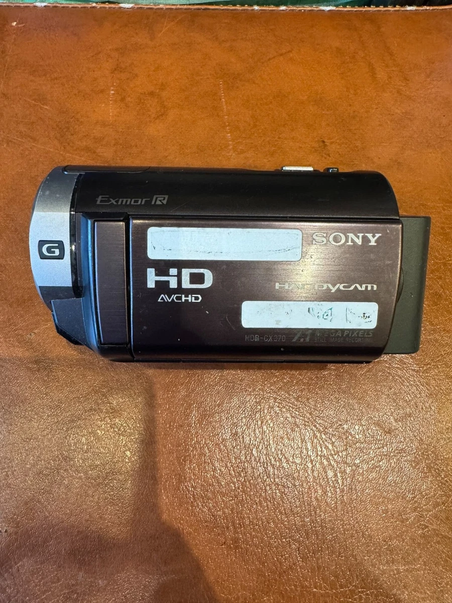 Sony HDR-CX370V 64GB Handheld HD Video Camera Recorder-Black | eBay