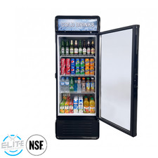 21.6" Commercial Beverage Merchandiser Refrigerator 7 Cu NSF Glass Door Cooler
