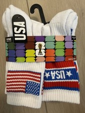 FIFA World Cup 26 Crew Socks Women s 5-10 Multicolor USA 6-Pack