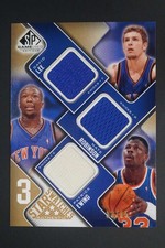 2009-10 SP Game Used Robinson Lee Patrick Ewing 3 Star Jersey # 33/35 DA252