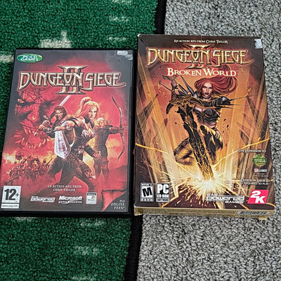 Microsoft Dungeon Siege II: Broken World PC (2006) PAL M Manual Expansion Pack