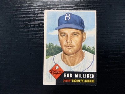 1953 Topps - High # Bob Milliken #221 (RC) NM SP.    66