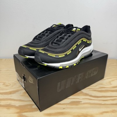 Undefeated X Nike Air Max 97 Black Volt Sz 10.5 DC4830-001 Brand New