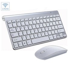 Mini Wireless Keyboard And Mouse Set Waterproof 2.4G For Mac Apple PC Computer