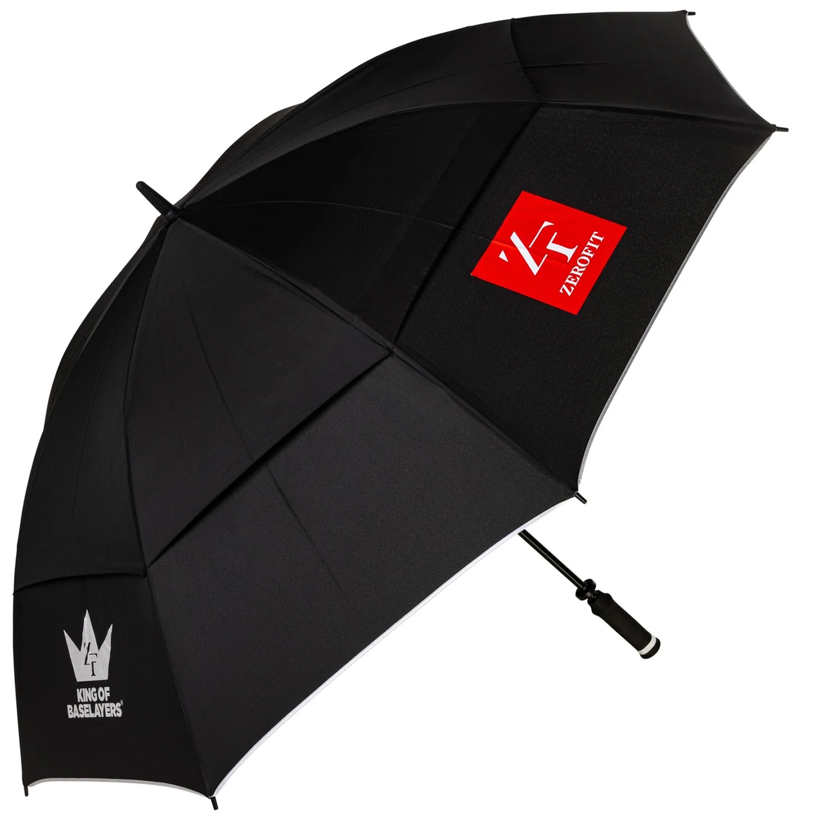 Zerofit King of Baselayers Double Canopy Umbrella Windproof Rain Shield 68""