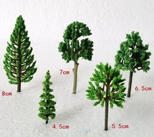 1Set HO/OO Scale Model Railroads Season Mix Trees Miniature Horticultural Plants