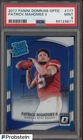 #1 2017 Donruss Optic #177 Patrick Mahomes II Chiefs RC Rookie PSA 9 MINT