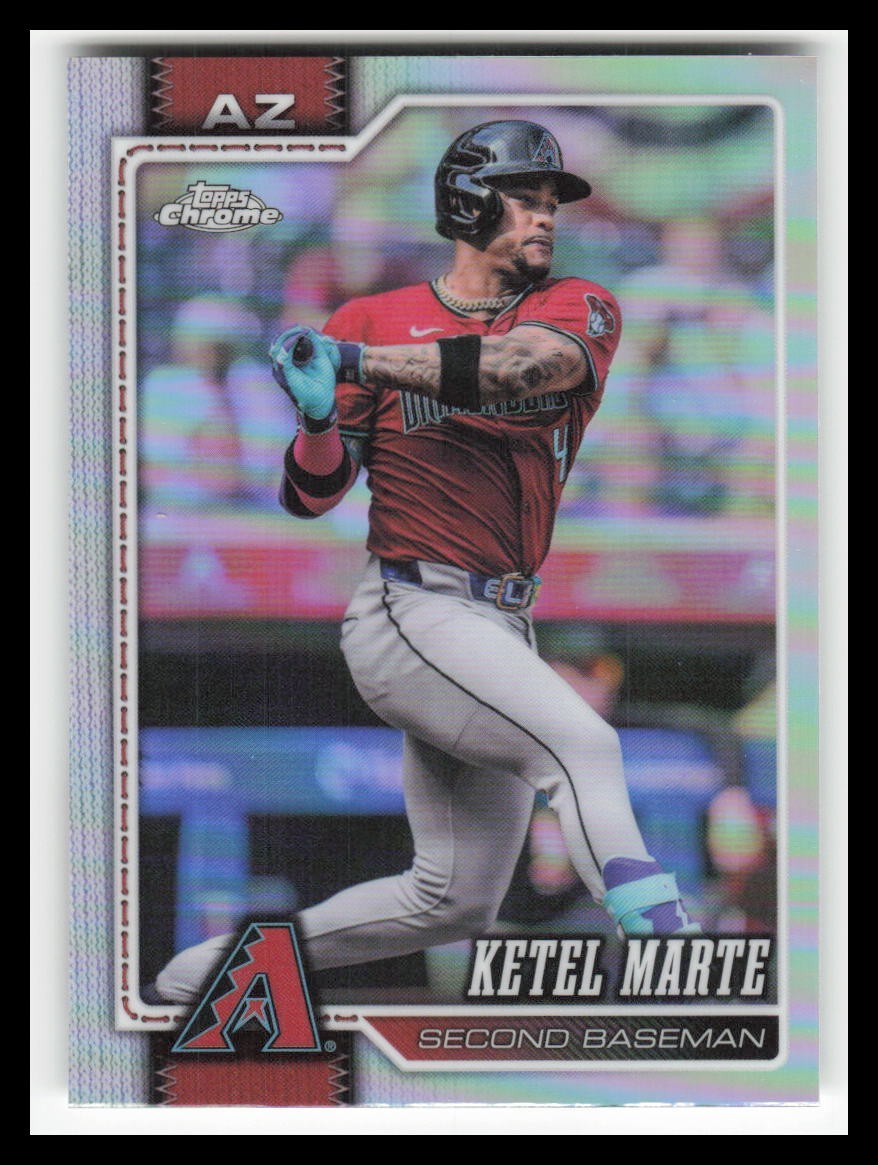 2026 Topps Chrome Refractors #99 Ketel Marte