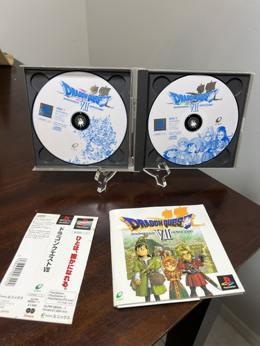 Dragon Quest 7 VII PS1 Enix Sony Playstation - mit OBI Strip - USA VERKÄUFER - Bild 1 von 8