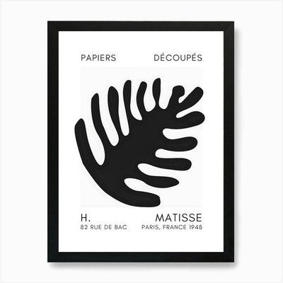H Matisse 33 Art Print Framed Wall Art Poster Canvas Print Picture