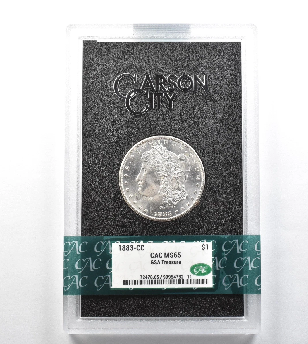 Carson City Grade MS 65 1883 Year Morgan US Dollars (1878-1921