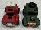 1983 G1 Hasbro VINTAGE Takara Transformers Brawn Jeep Minibot & Swerve Minibot