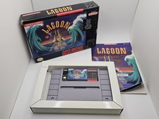 🔥 Lagoon (Super Nintendo SNES, 1991) CIB *CLEAN* 🔥