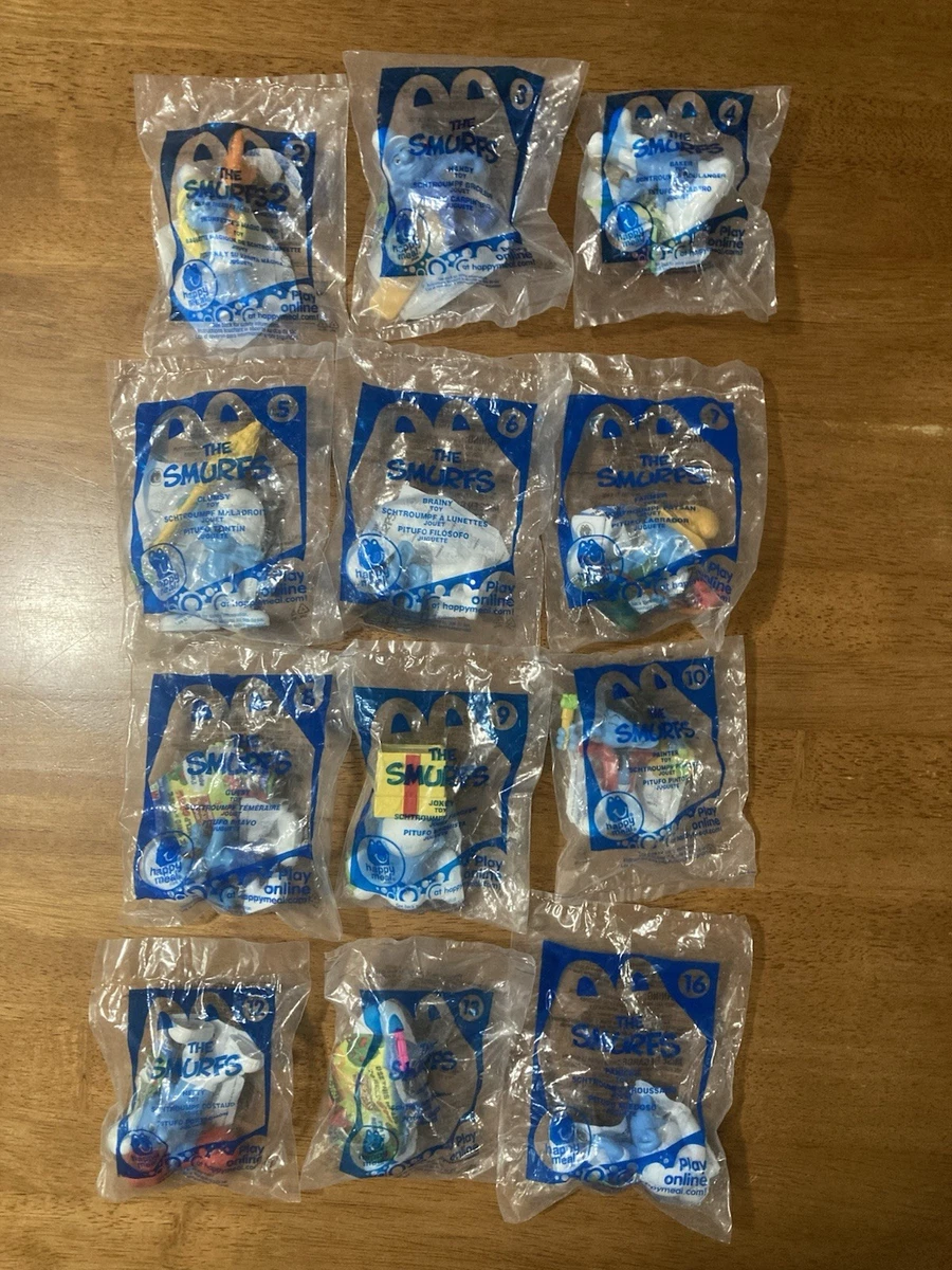 McDonald's Smurfs Fast Food Premiums for sale - eBay