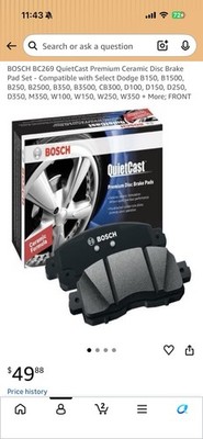 Bosch QuietCast Premium Ceramic Brake Pads