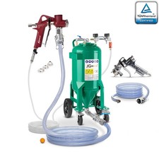Agrekom Putzmaschine 35L 8 Bar pneumatisch + 2 Basic-Pistolen Fassade Innen