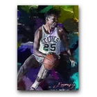 K. C. Jones #2 Art Card Limited 34/50 Edward Vela Signed (Boston Celtics)