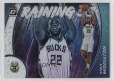 2020-21 Panini Donruss Optic Raining 3s Holo Prizm Khris Middleton #12 14mf