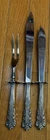 Belle Meade by Lunt Sterling Silver Steak Carving Set 3-Piece - Fork & 2 Knives