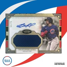 2024 Topps Tier One Christopher Morel Auto Relics /75 MEM Chicago Cubs