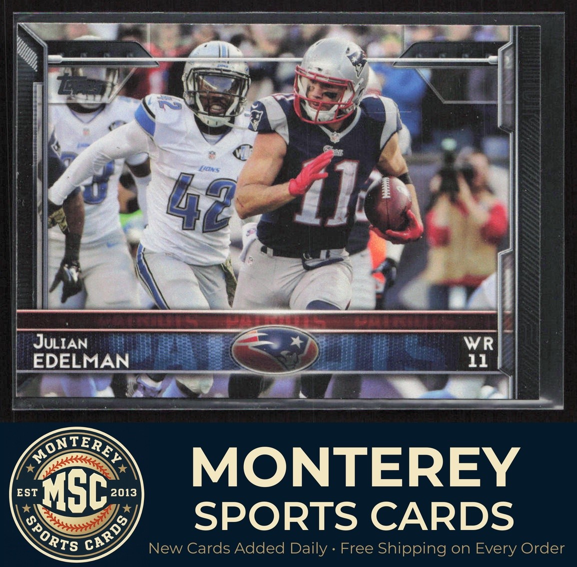 Julian Edelman 2015 Topps #170 New England Patriots