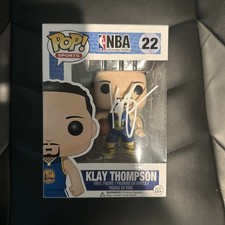 Klay Thompson Signed Autographed Funko Pop #22 Golden State Warriors 