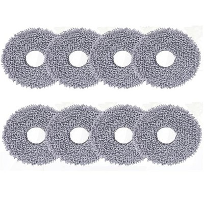 Microfiber Mop Pads for Roborock Q Revo/Qrevo S/Qrevo Pro/Qrevo 8 Pack 
