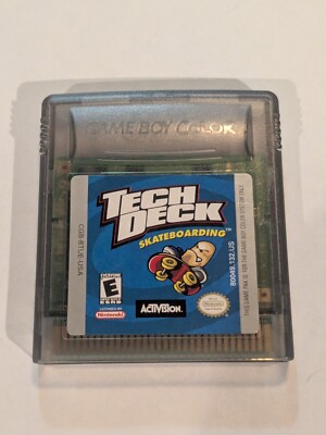Tech Deck: Skateboarding (Nintendo Game Boy Color, 2001)   Game Only