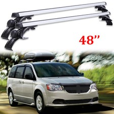 For Dodge Grand Caravan Car Top Roof Rack 48 Cross Bar Luggage Cargo Carrier