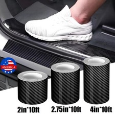 Car Carbon Fiber Vinyl Film Sticker Door Sill Scuff Anti Scratch Tape Protection Car Carbon Fiber Vinyl Film Sticker Door Sill Scuff Anti Scratch Tape Protection