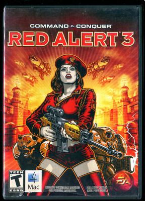 Command & Conquer: Red Alert 3 MAC PC DVD-ROM Video Game Complete CIB NTSC USA
