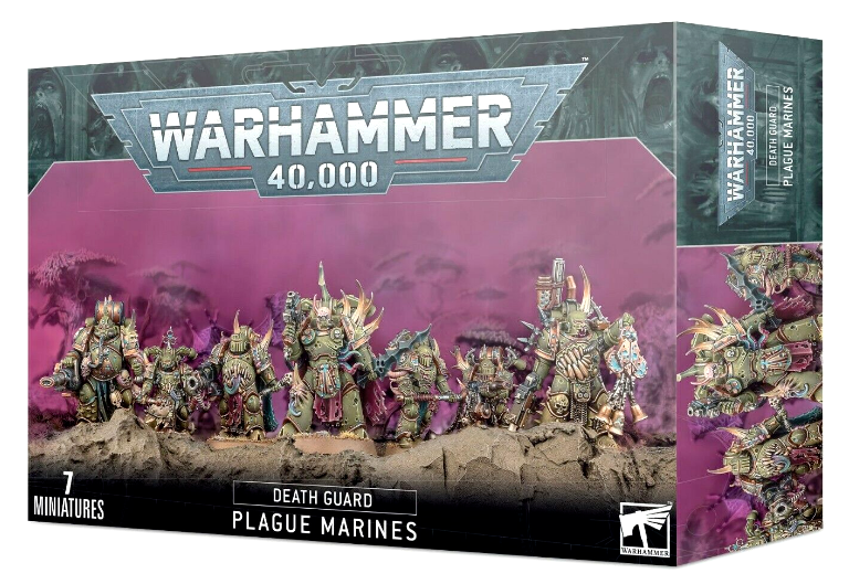 Plague Marines Death Guard NO BOX Warhammer 40k Chaos Space Combat