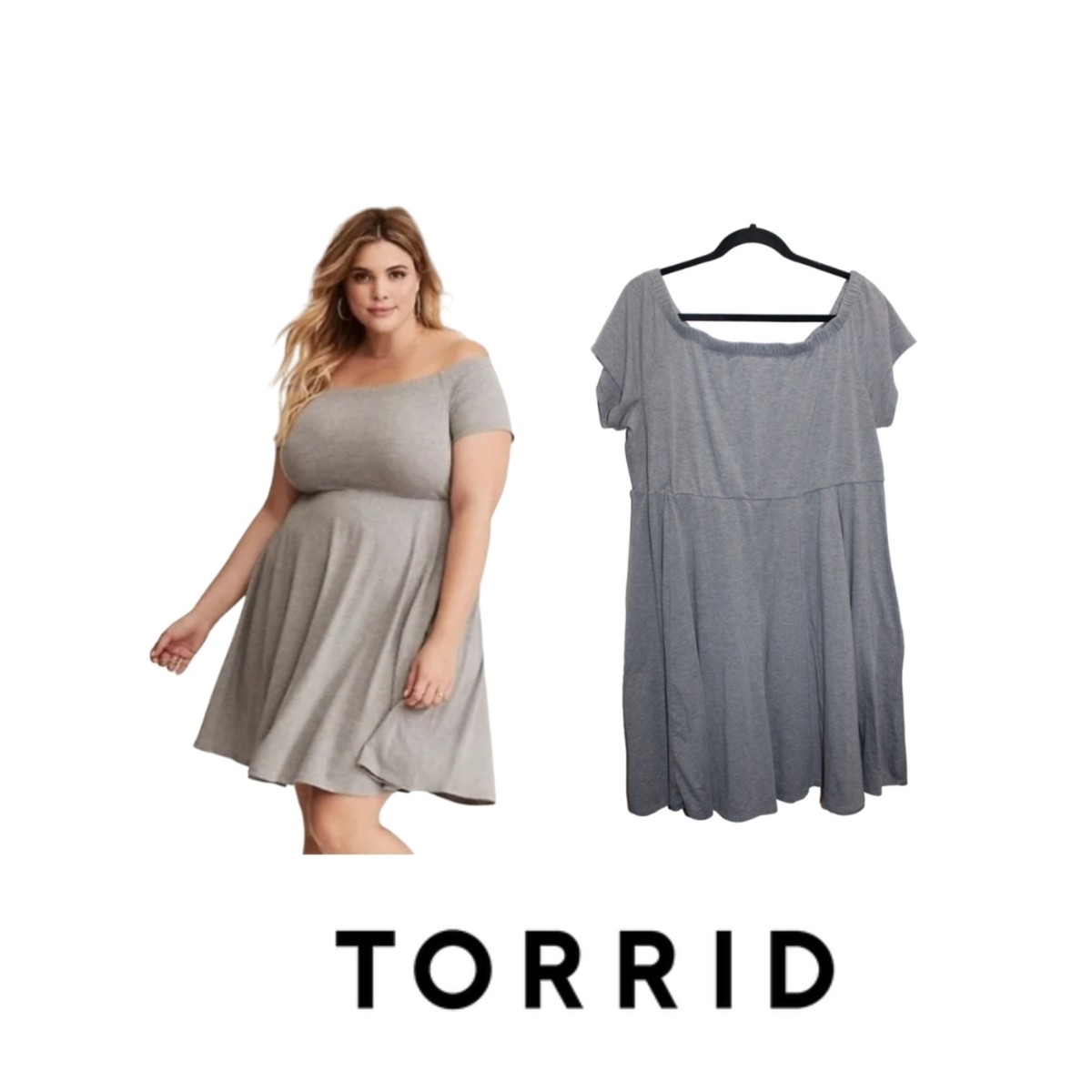 torrid flowy dresses Plus Size - Y-Neck Smocked Waist Maxi Dress