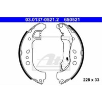 ATE Bremsbackensatz Bremsbacken Hinten FüR Skoda Roomster 5J Seat Toledo IV KG3