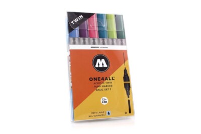 Molotow ONE4ALL Twin - Basic Set 2 Deko Home DIY Streetart Sketch Hobby