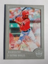 2018 Diamond Kings * GRAY FRAME * #100 Victor Robles RC #D 01/99   FIRST ONE