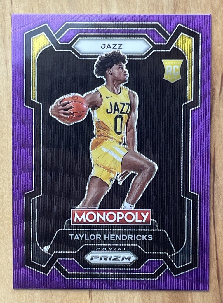 2023-24 Prizm Monopoly Taylor Hendricks Purple Wave Prizm #86 RC